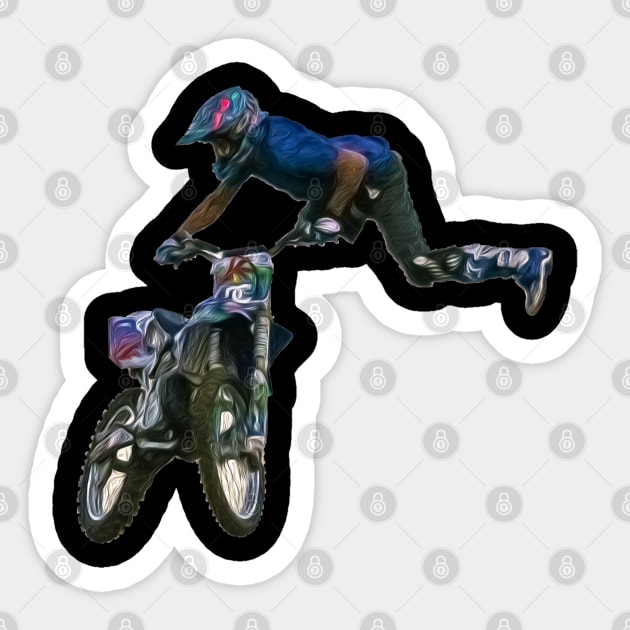 motocross freestyle Sticker by rickylabellevie